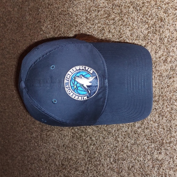 Nike Golf NBA Minnesota Timberwolves Embroidered Navy Blue Strapback Hat OS - Picture 1 of 10
